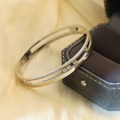 [⭐Luxery]Move Romane Diamond Bangle Bracelet