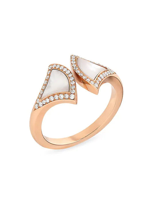 [⭐Luxery]DREAM MOP DIAMOND OPEN RING