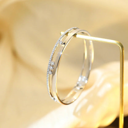 [⭐Luxery]Move Romane Diamond Bangle Bracelet