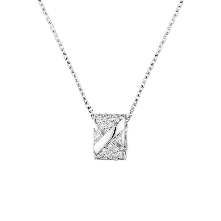 [⭐Luxery]LIENS EVIDENCE DIAMOND PAVED NECKLACE