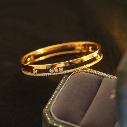 [⭐Luxery]Move Romane Diamond Bangle Bracelet