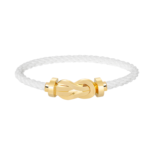 [⭐Luxery]CHANCE LARGE 8 FIGURE BUCKLE NO DIAMOND BRACELET GOLD