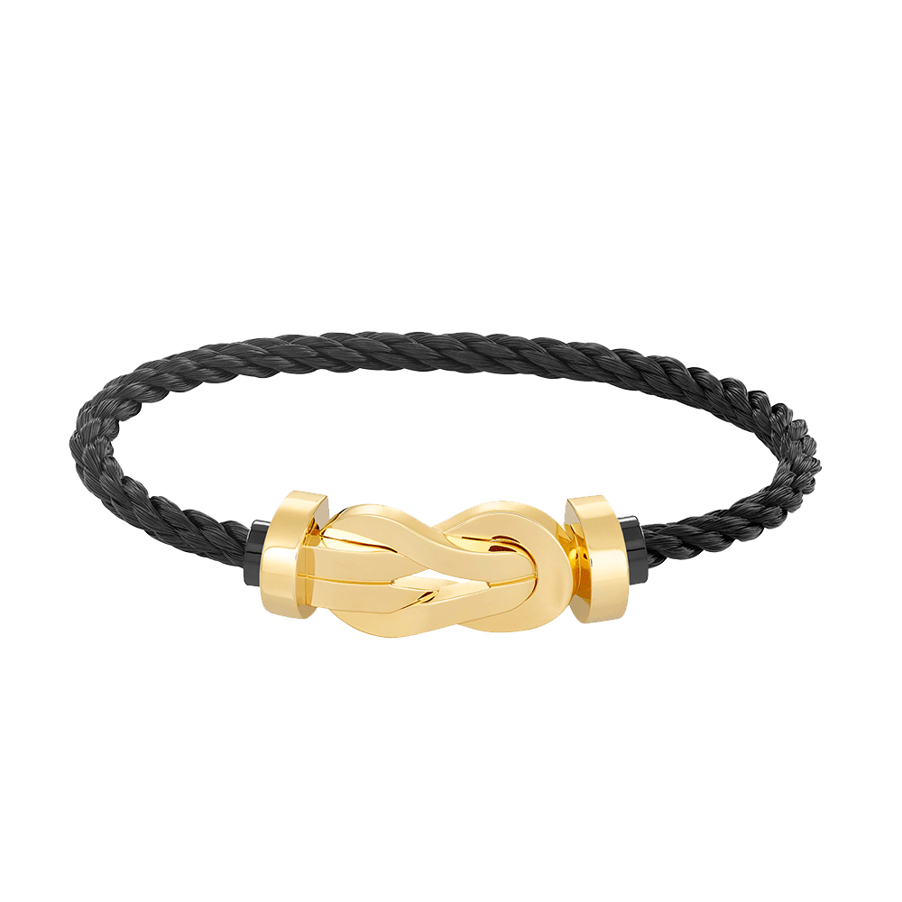 [⭐Luxery]CHANCE LARGE 8 FIGURE BUCKLE NO DIAMOND BRACELET GOLD