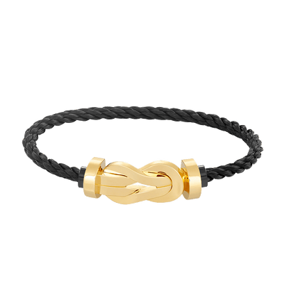 [⭐Luxery]CHANCE LARGE 8 FIGURE BUCKLE NO DIAMOND BRACELET GOLD