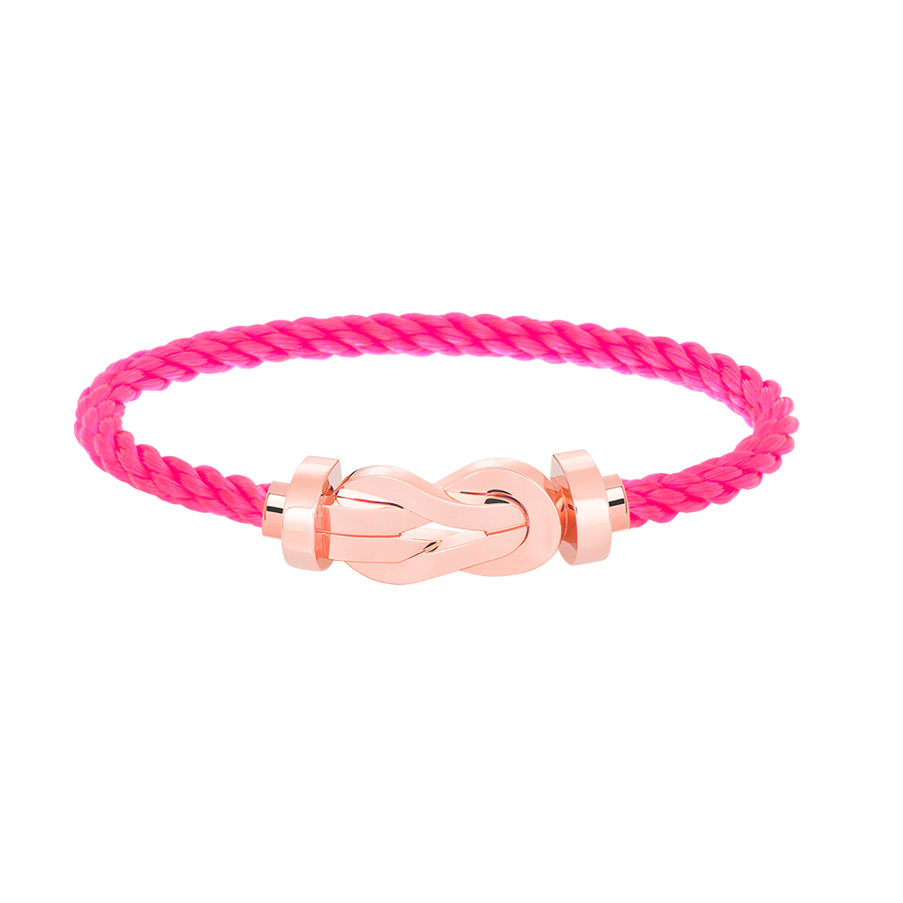 [⭐Luxery]CHANCE LARGE 8 FIGURE BUCKLE NO DIAMOND BRACELET ROSE GOLD