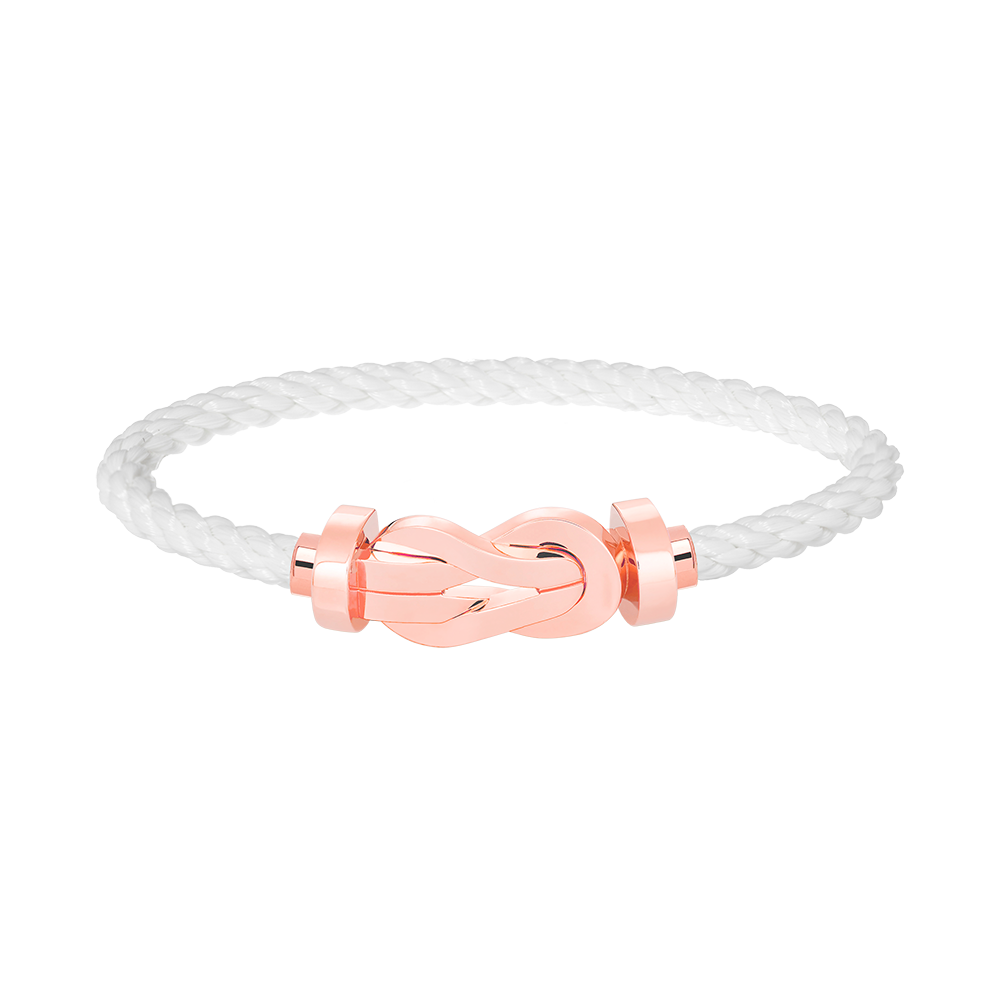 [⭐Luxery]CHANCE LARGE 8 FIGURE BUCKLE NO DIAMOND BRACELET ROSE GOLD
