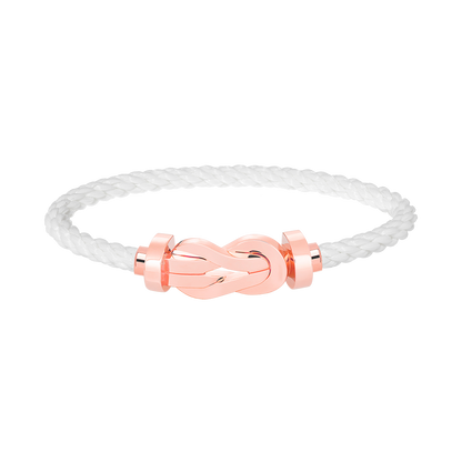[⭐Luxery]CHANCE LARGE 8 FIGURE BUCKLE NO DIAMOND BRACELET ROSE GOLD