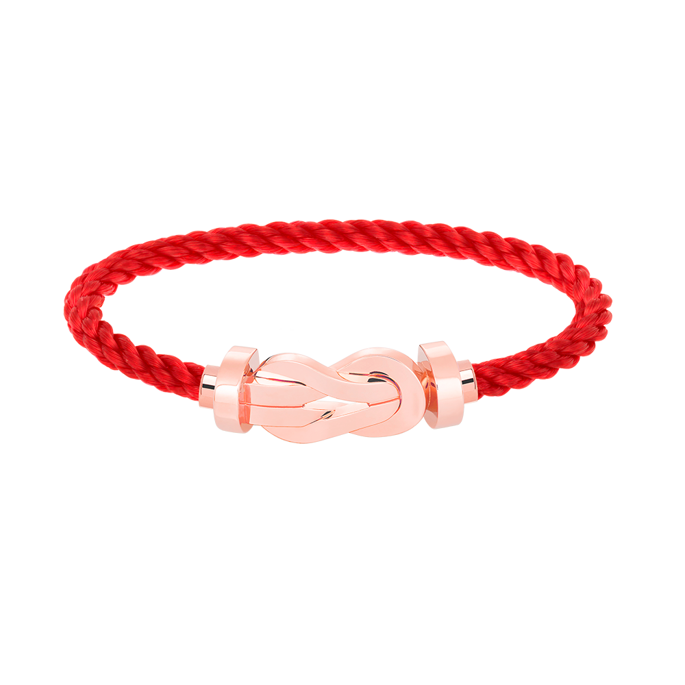[⭐Luxery]CHANCE LARGE 8 FIGURE BUCKLE NO DIAMOND BRACELET ROSE GOLD