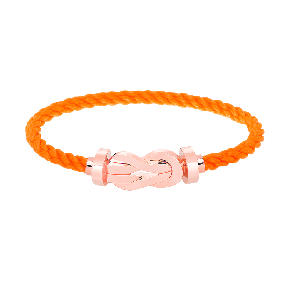 [⭐Luxery]CHANCE LARGE 8 FIGURE BUCKLE NO DIAMOND BRACELET ROSE GOLD