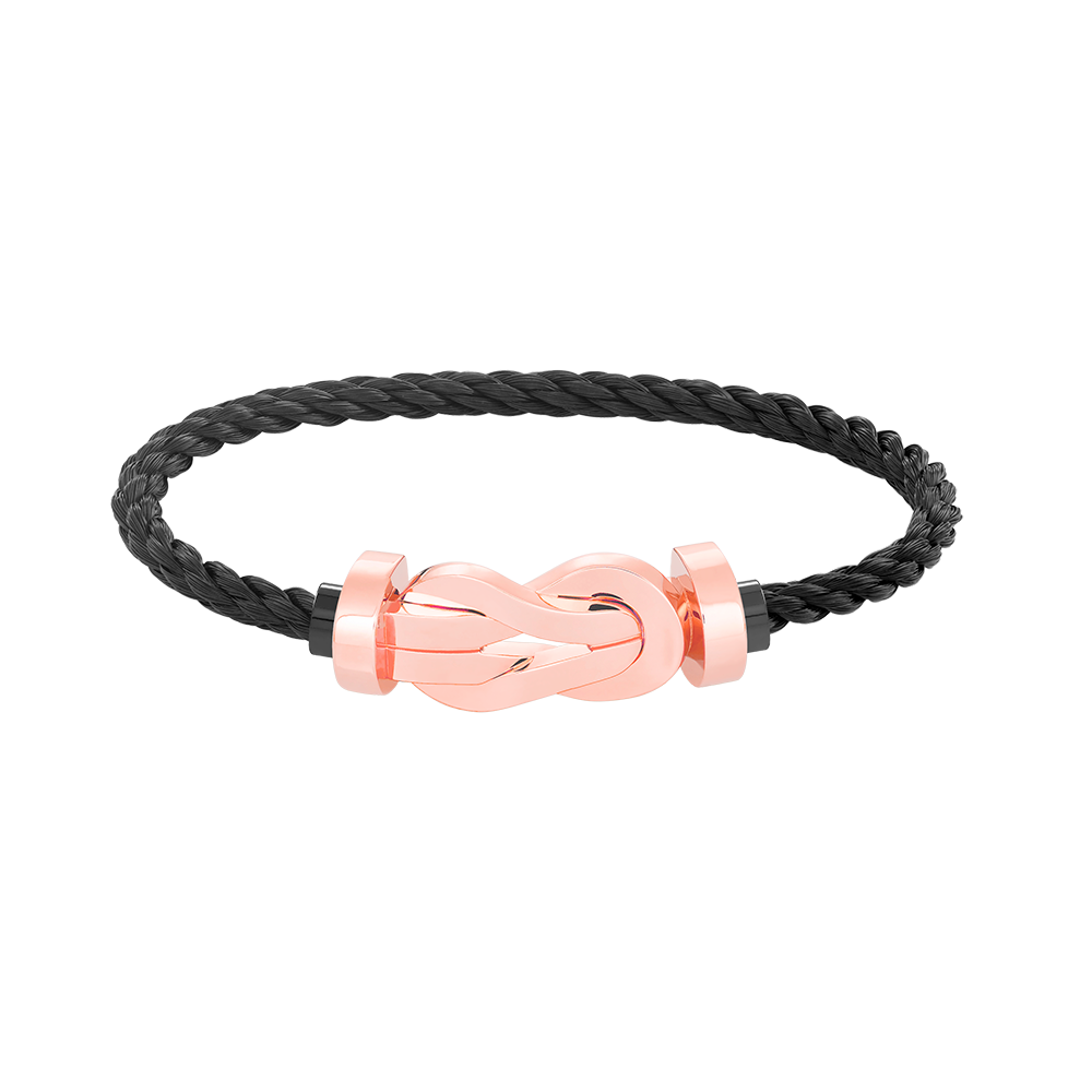 [⭐Luxery]CHANCE LARGE 8 FIGURE BUCKLE NO DIAMOND BRACELET ROSE GOLD