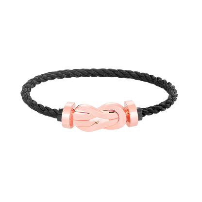 [⭐Luxery]CHANCE LARGE 8 FIGURE BUCKLE NO DIAMOND BRACELET ROSE GOLD