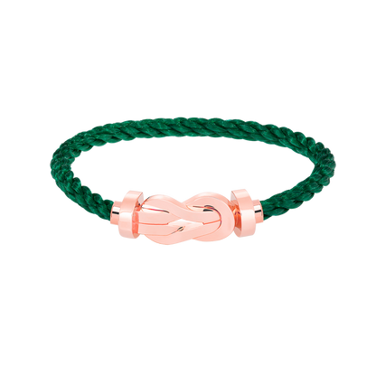 [⭐Luxery]CHANCE LARGE 8 FIGURE BUCKLE NO DIAMOND BRACELET ROSE GOLD