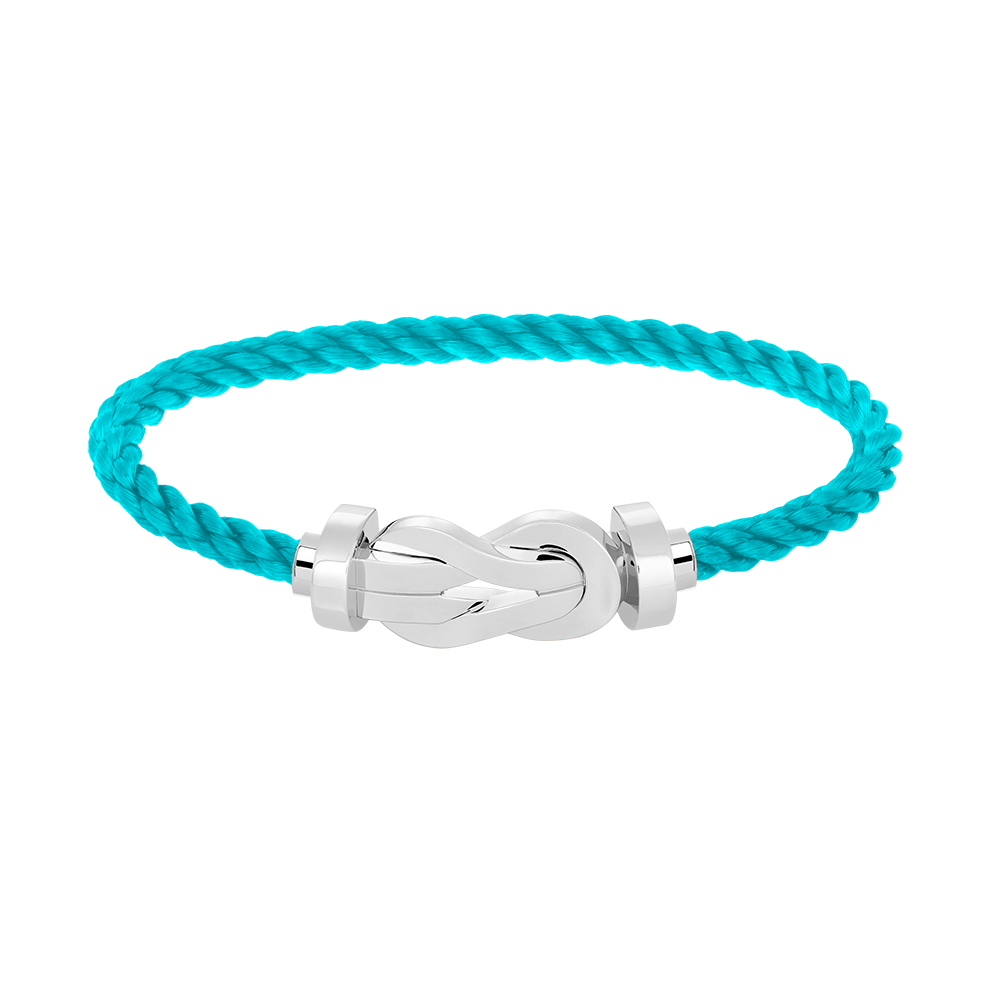 [⭐Luxery]CHANCE LARGE 8 FIGURE BUCKLE NO DIAMOND BRACELET SILVER