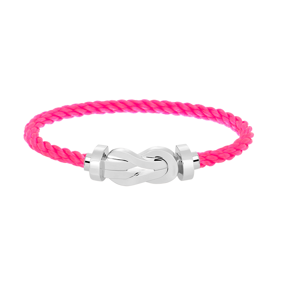 [⭐Luxery]CHANCE LARGE 8 FIGURE BUCKLE NO DIAMOND BRACELET SILVER