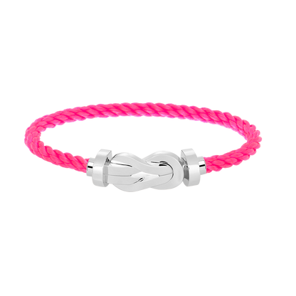 [⭐Luxery]CHANCE LARGE 8 FIGURE BUCKLE NO DIAMOND BRACELET SILVER