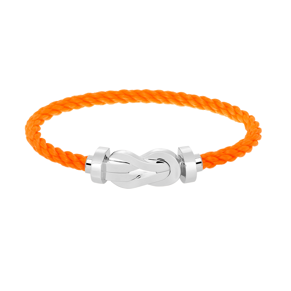 [⭐Luxery]CHANCE LARGE 8 FIGURE BUCKLE NO DIAMOND BRACELET SILVER