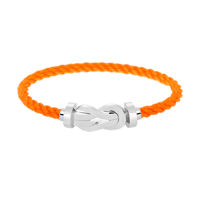 [⭐Luxery]CHANCE LARGE 8 FIGURE BUCKLE NO DIAMOND BRACELET SILVER