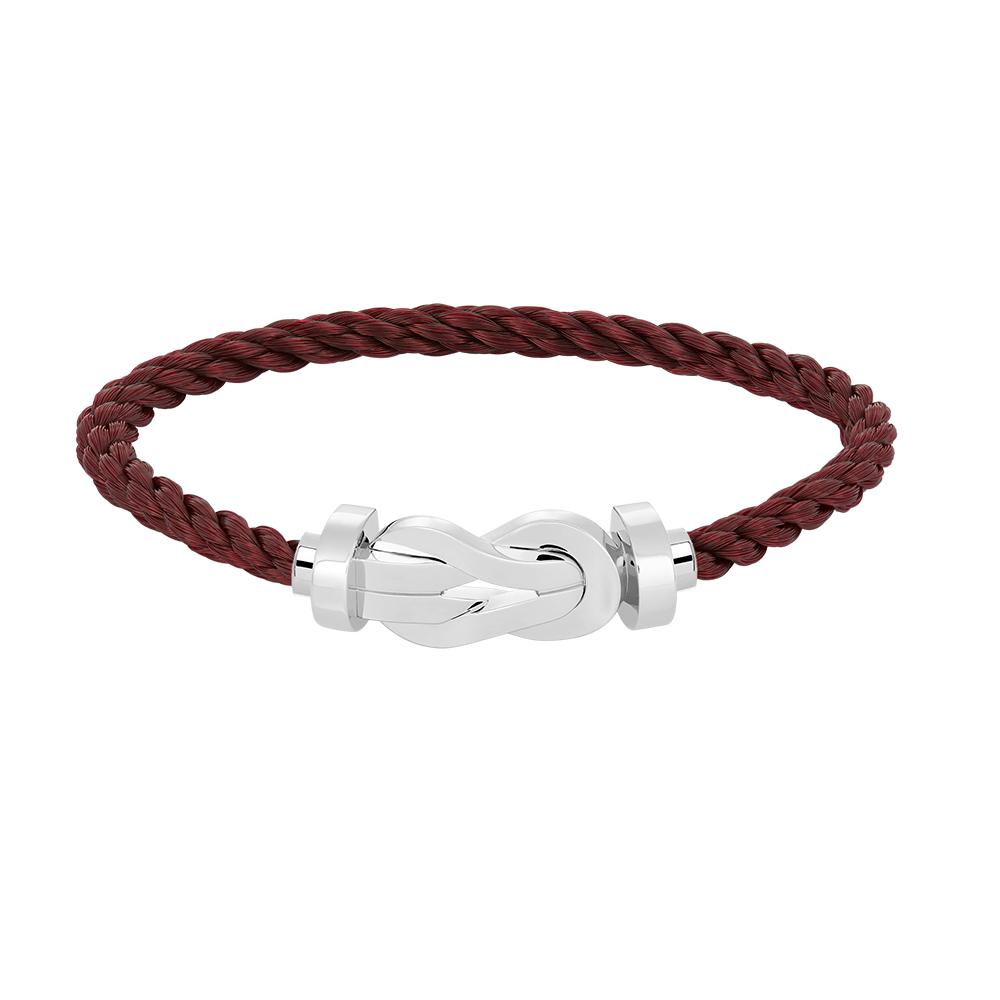 [⭐Luxery]CHANCE LARGE 8 FIGURE BUCKLE NO DIAMOND BRACELET SILVER