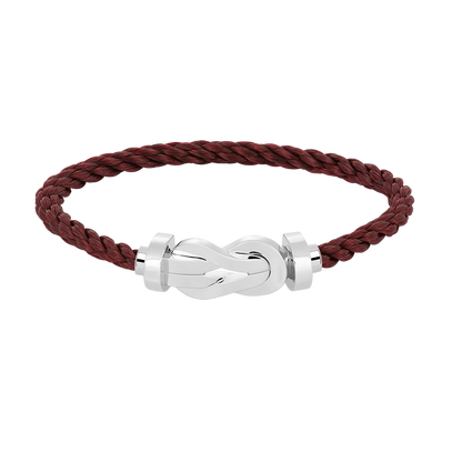 [⭐Luxery]CHANCE LARGE 8 FIGURE BUCKLE NO DIAMOND BRACELET SILVER