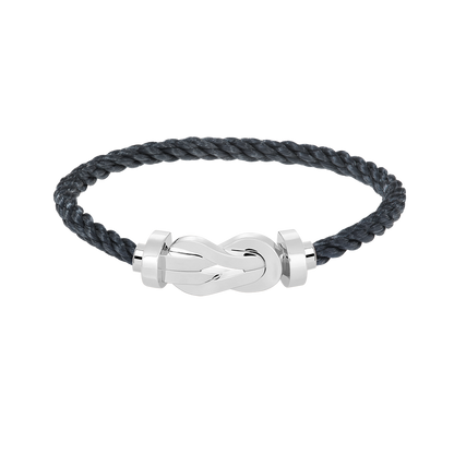 [⭐Luxery]CHANCE LARGE 8 FIGURE BUCKLE NO DIAMOND BRACELET SILVER