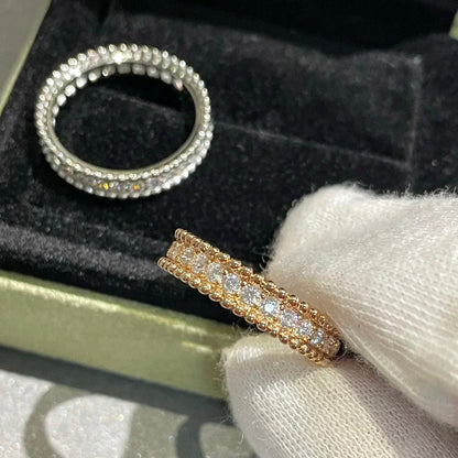 [⭐Luxery]PERLEE DIAMOND SILVER RING