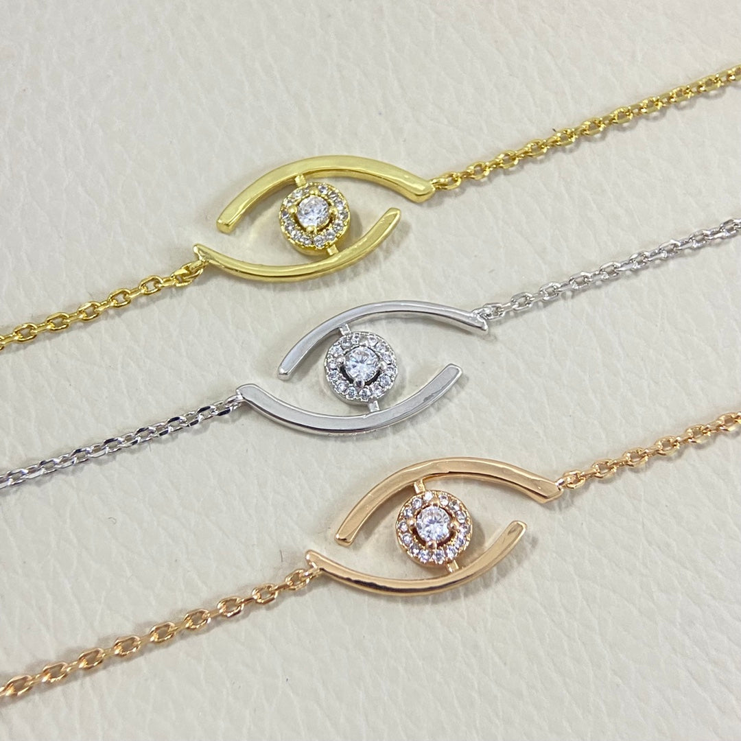 [⭐Luxery]Demo Eye Pave-Set Diamond Bracelet