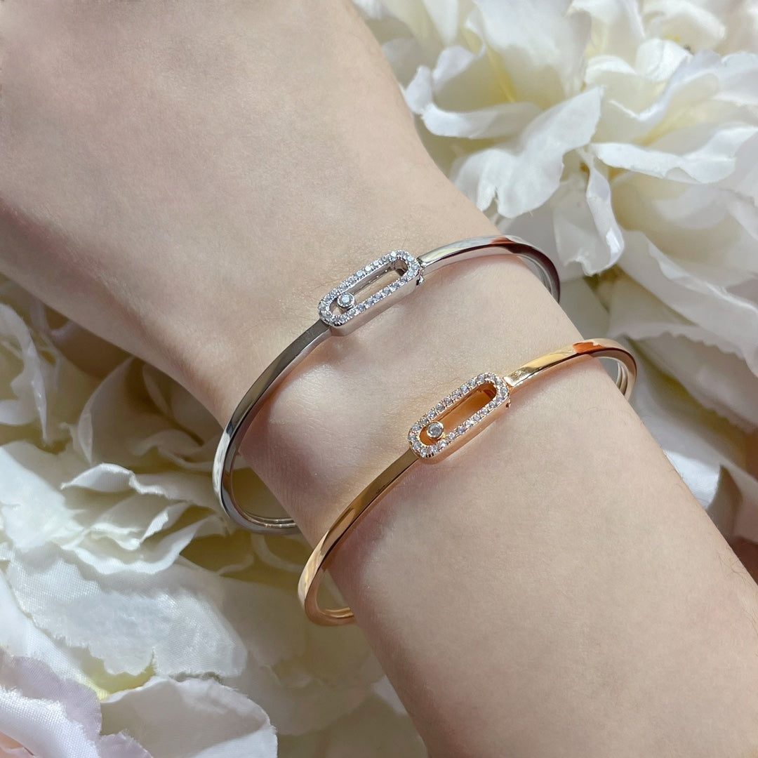 [⭐Luxery]Move Uno pavé flex bangle medium