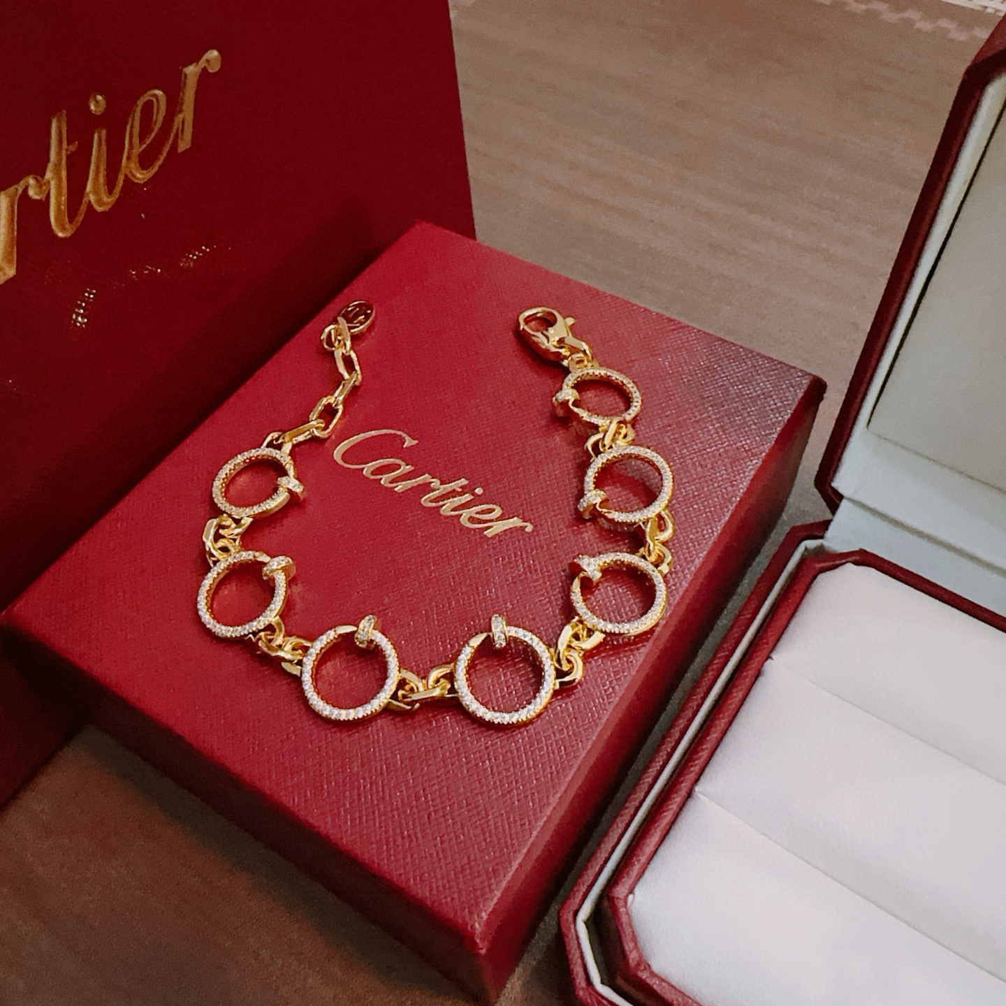 [⭐Luxery Jewelry] LOVE&JUSTE BRACELET DIAMONDS