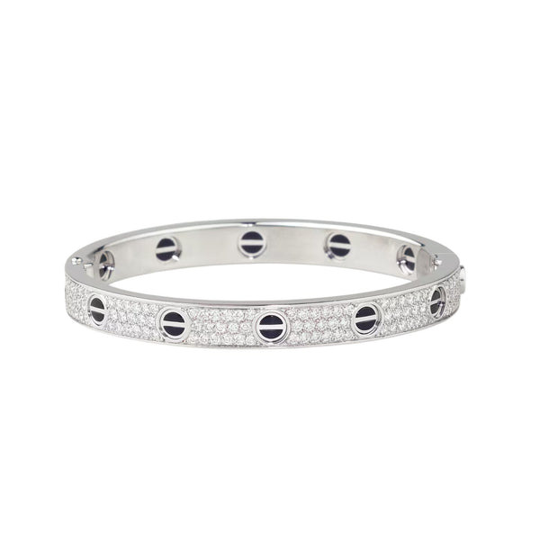 [⭐Luxery]LOVE BRACELET 6.1MM DIAMOND-PAVED CERAMIC