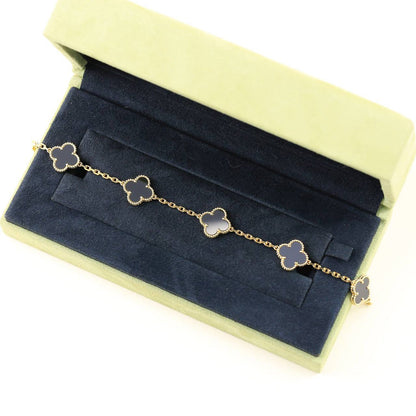 [⭐Luxery] CLOVER 5 MOTIF ONYXS BRACELET COLLECTION