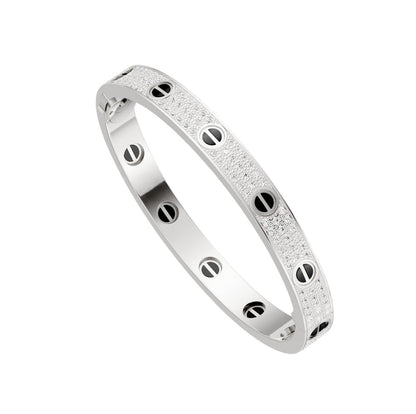 [⭐Luxery]LOVE BRACELET 6.1MM DIAMOND-PAVED CERAMIC