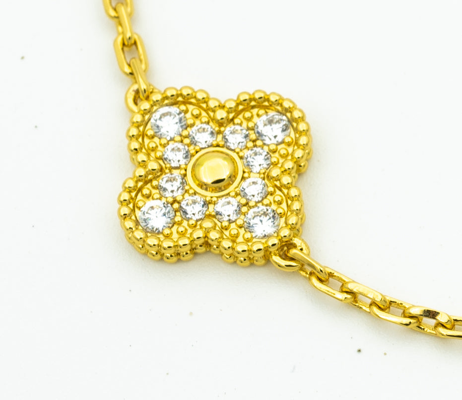 [⭐Luxery] CLOVER 5 MOTIF LASER BRACELET COLLECTION