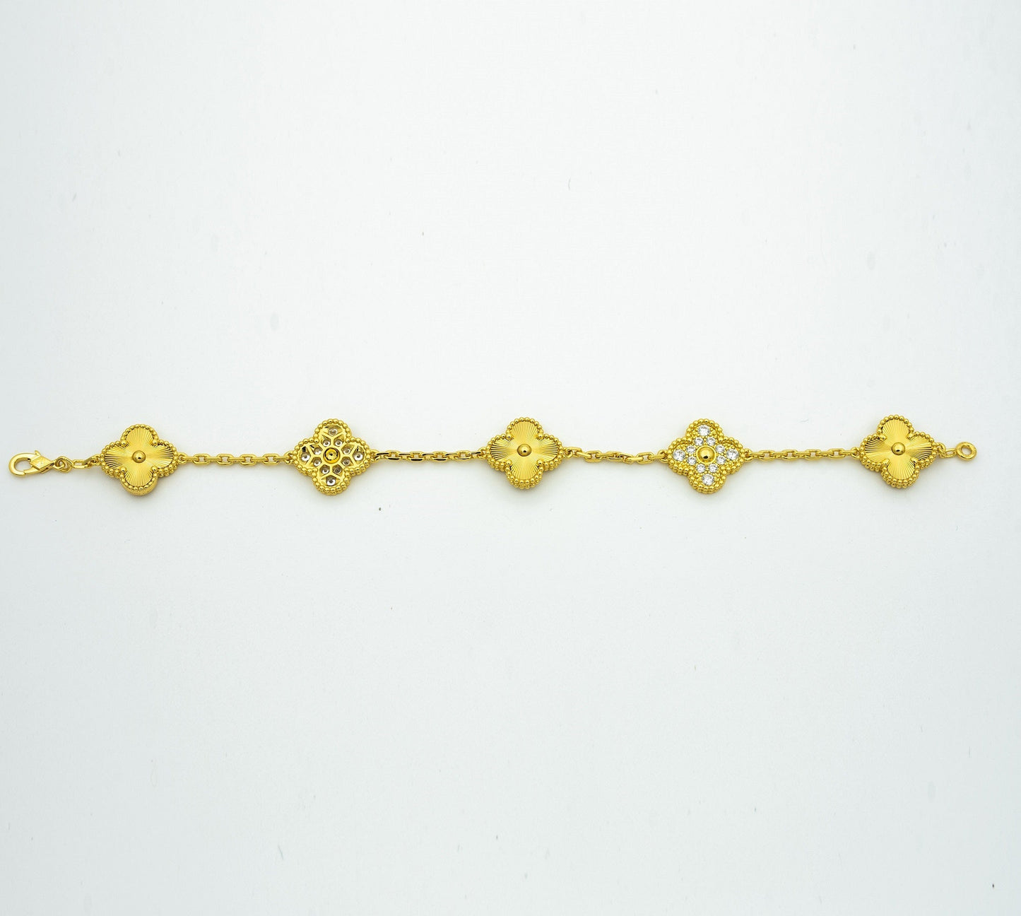 [⭐Luxery] CLOVER 5 MOTIF LASER BRACELET COLLECTION