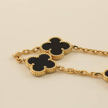 [⭐Luxery] CLOVER 5 MOTIF ONYXS BRACELET COLLECTION