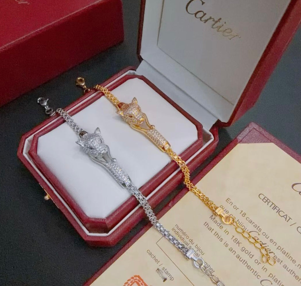 [⭐Luxery Jewelry] PANTHERE  BRACELET DIAMONDS