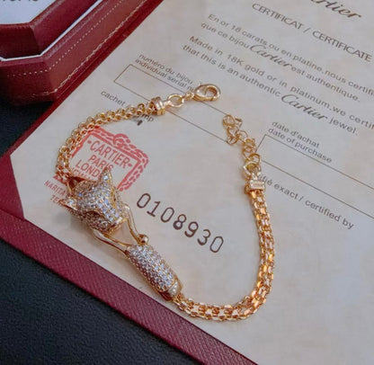 [⭐Luxery Jewelry] PANTHERE  BRACELET DIAMONDS