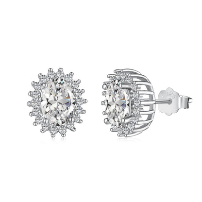 [Luxery Jewelry]Delicate Radiant Oval Cut Daily Earrings