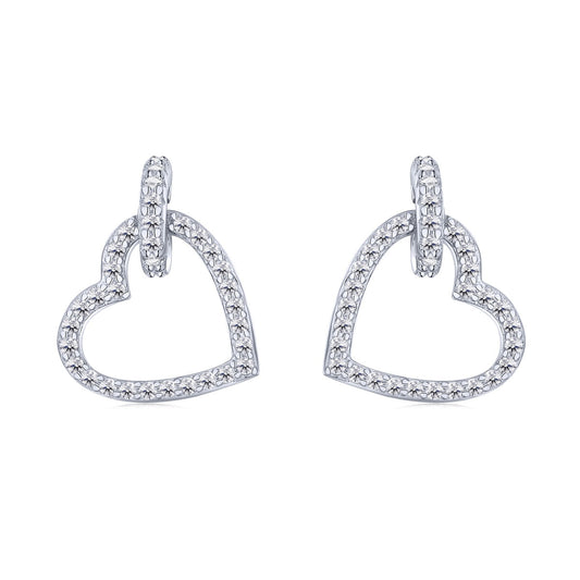 [Luxery Jewelry]Dainty Heart Shape Earrings