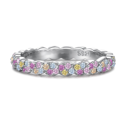 [Luxery Jewelry]Dainty Ebullient Round Cut Daily Ring