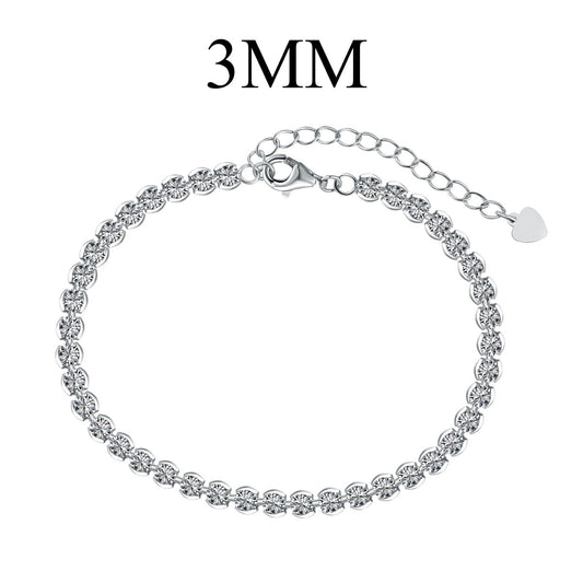 [Luxery Jewelry]Ornate  Sparkling Round Cut Daily Bracelet