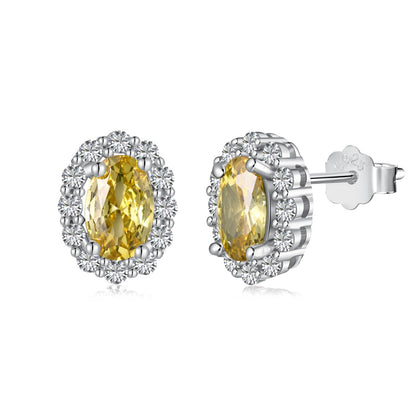 [Luxery Jewelry]Delicate Unique Oval Cut Daily Earrings