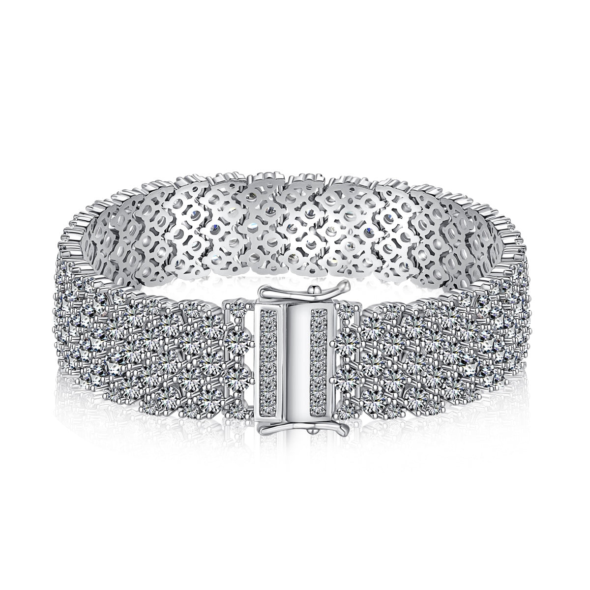 [Luxery Jewelry]Ornate Elegant Round Cut Party Bracelet