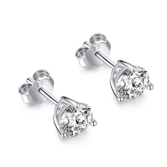 [Luxery Jewelry]Dainty Round Shape Earrings