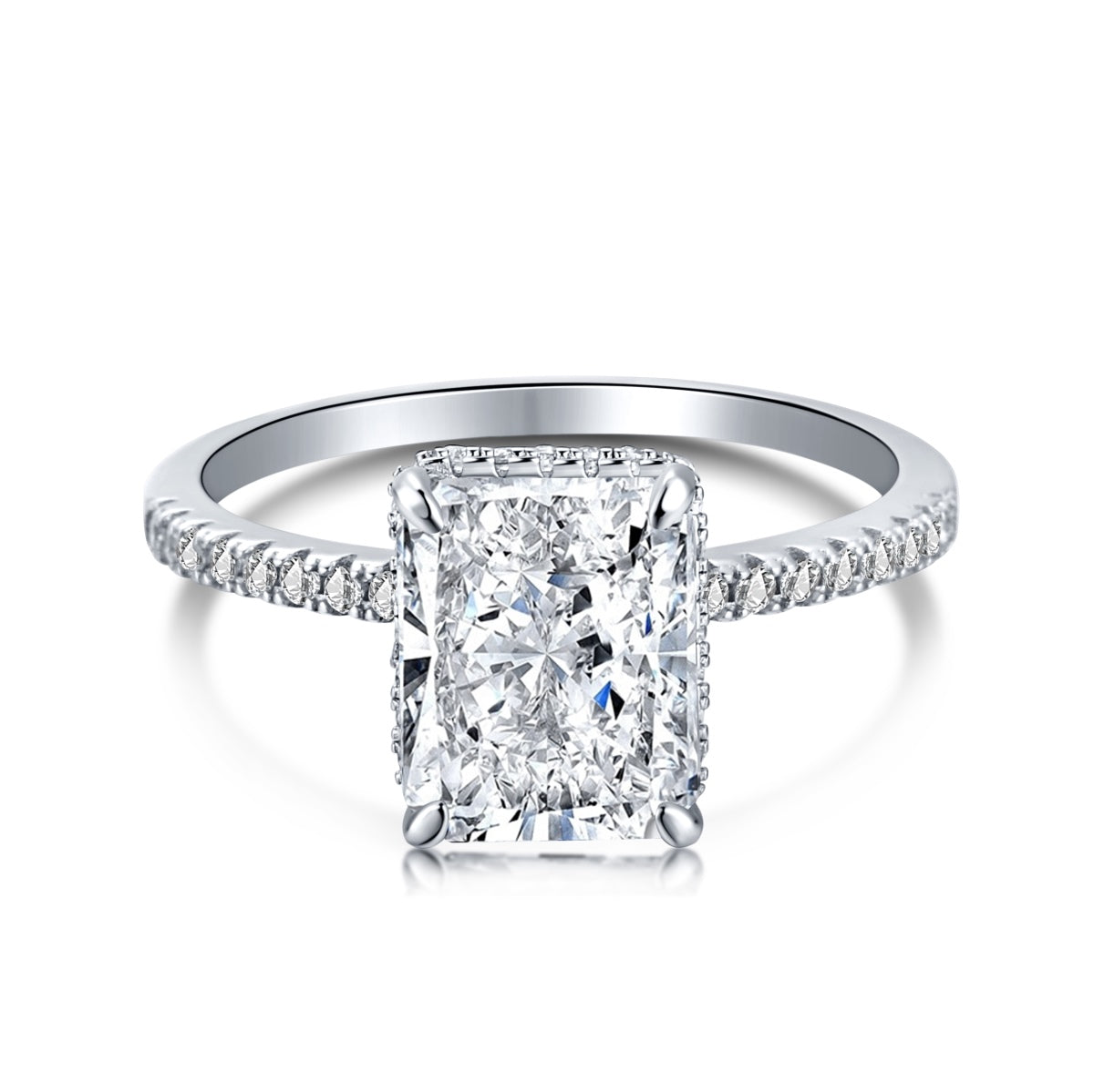[Luxery Jewelry]4.0 Carat Luxurious Engagement Ring