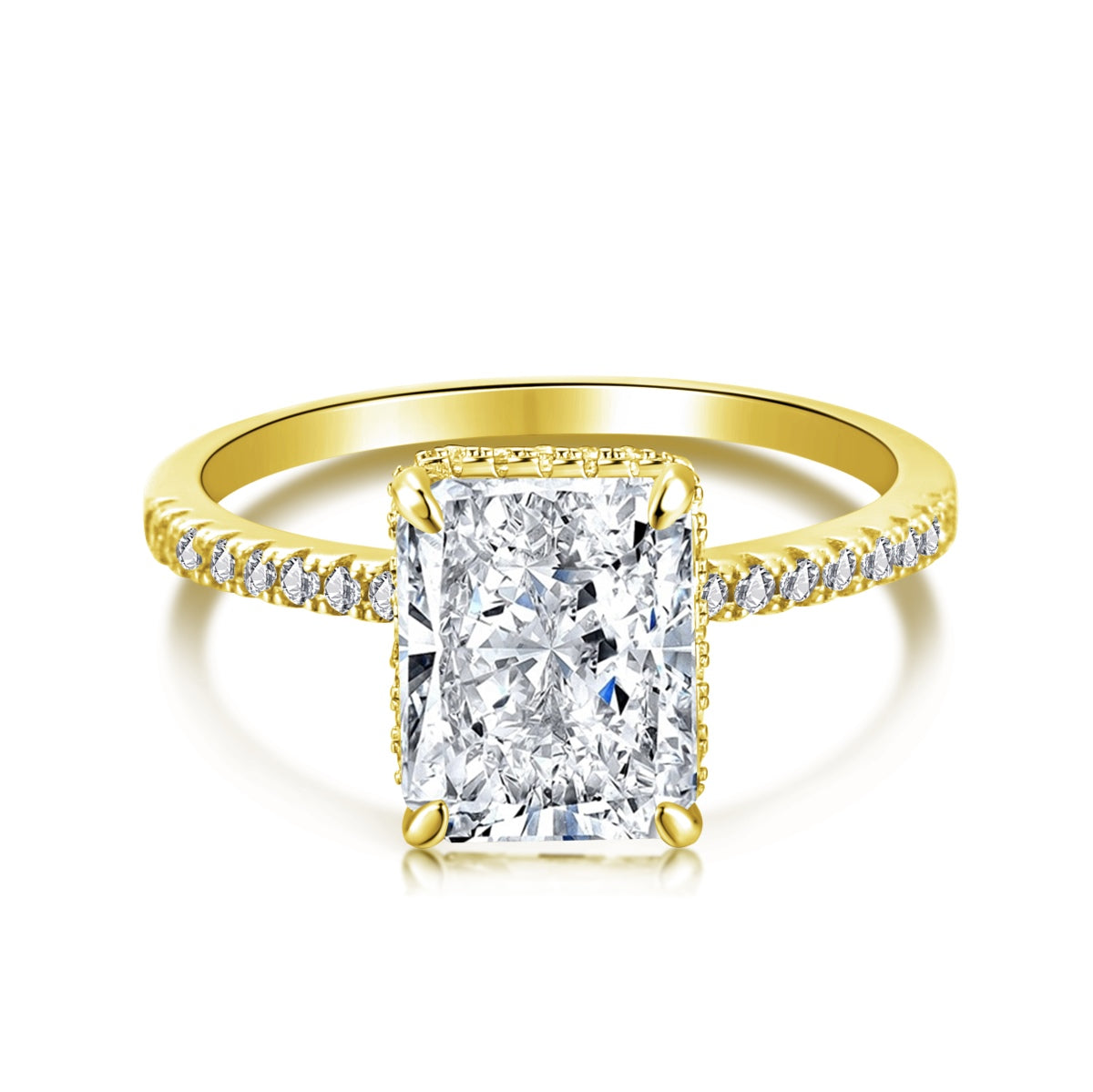 [Luxery Jewelry]4.0 Carat Luxurious Engagement Ring