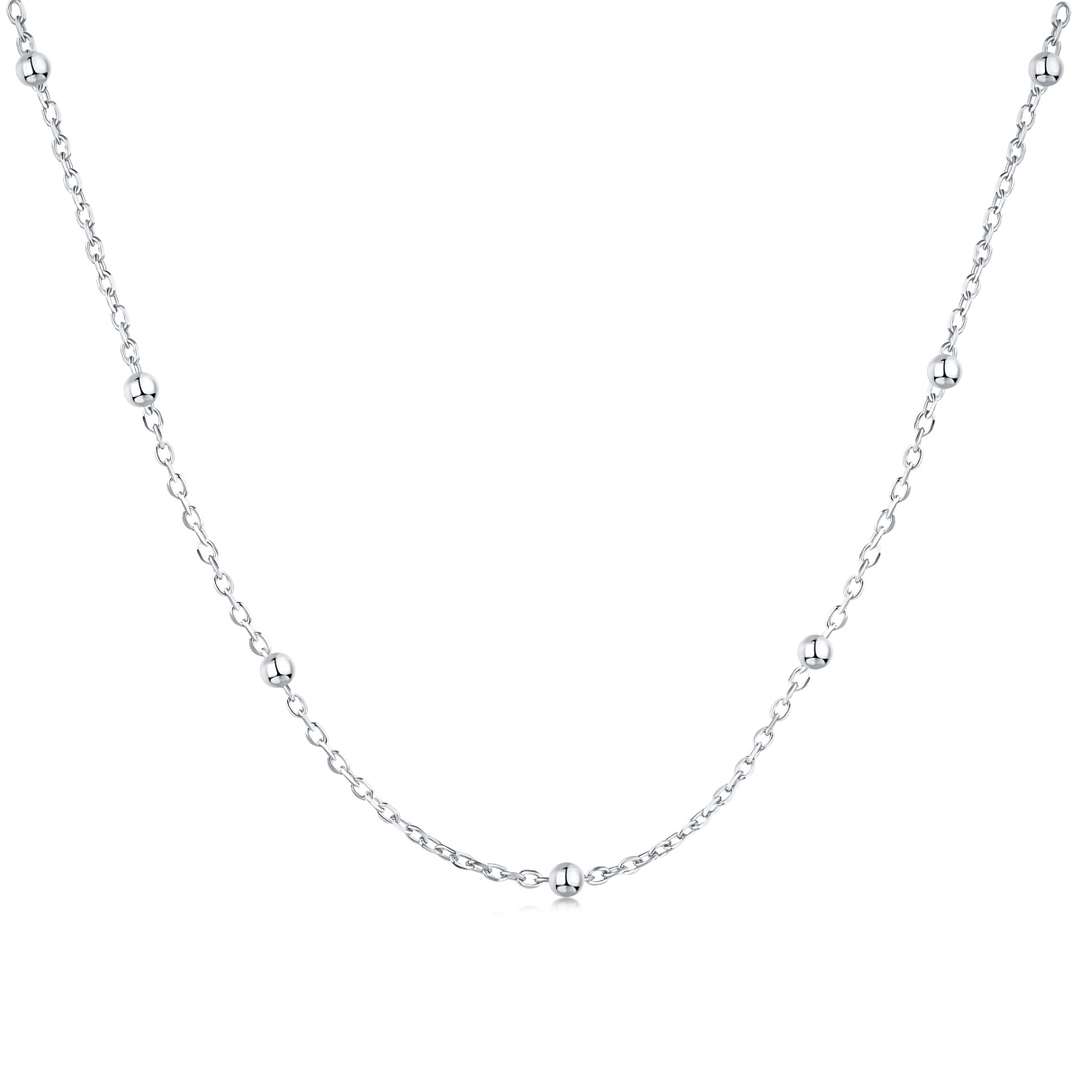 [Luxery Jewelry]Small Bead Clavicle Chain Simple Necklace