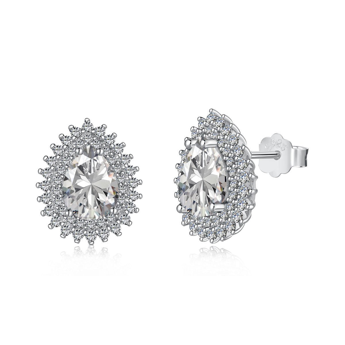 [Luxery Jewelry]Delicate Gorgeous Pear Cut Daily Earrings