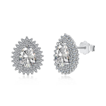 [Luxery Jewelry]Delicate Gorgeous Pear Cut Daily Earrings