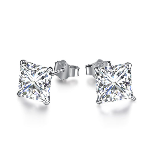 [Luxery Jewelry]Ornate Square Shape Earrings