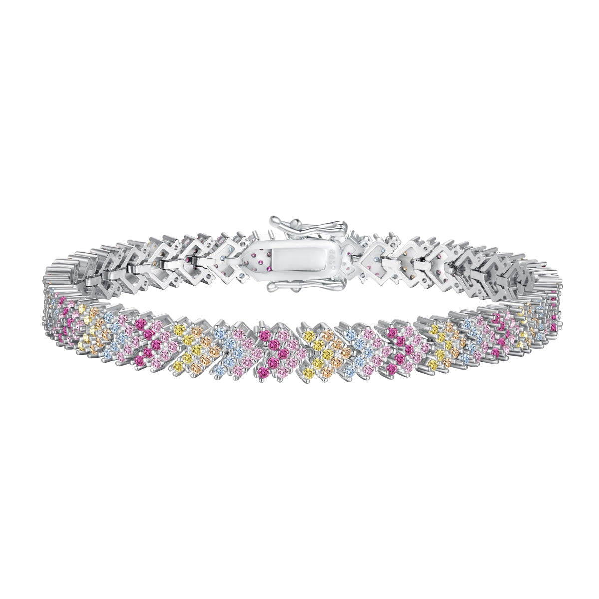 [Luxery Jewelry]Ornate Sparkling Round Cut Party Bracelet